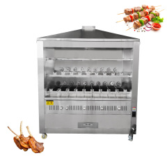 1.3m 1.5m 1.7m 2.0m Big Gas Brazil Barbecue Machine Brazilian Rodizio Machine With Auto Flip Roller