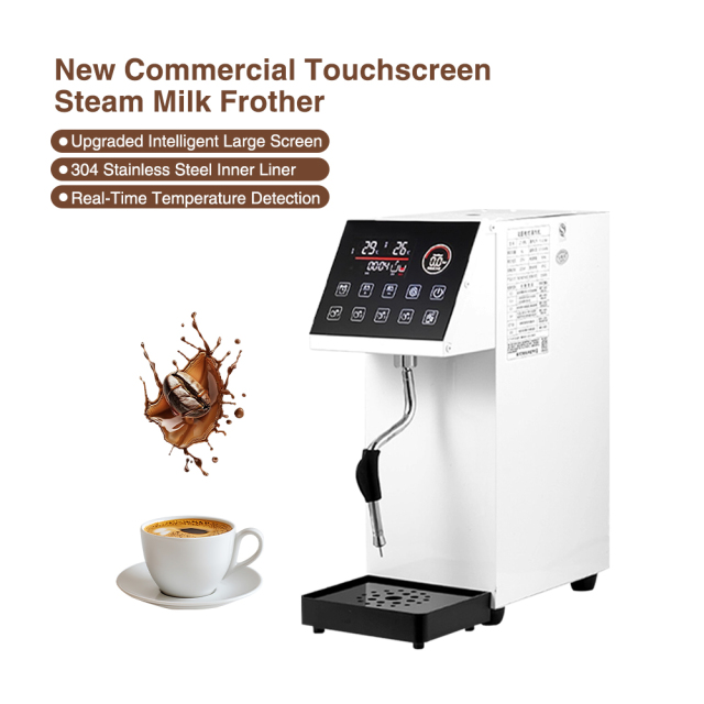 Commercial Intelligence Steam Milk Froth Machine 6L Steam Milk Bubble Machine Steam Boiling Water Machine