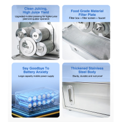 Commercial Heavy Duty Sugar Cane Juice Extractor Sugarcane Juice Machine