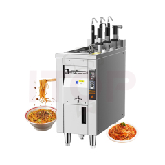 Industrial Canteen Restaurant Noodle Cooking Machine Automatic Lifting Up 3 Baskets