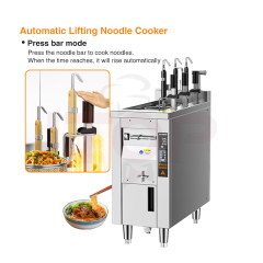 Industrial Canteen Restaurant Noodle Cooking Machine Automatic Lifting Up 3 Baskets