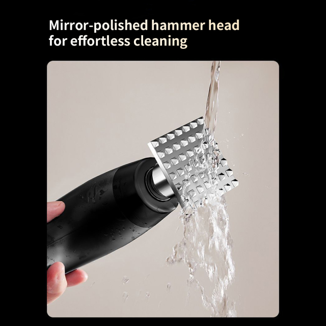 Type-c 5-speed Adjustable Settings Electric Meat Tenderizer Hammer Kitchen Meat Pounding Tool Steak Loosening