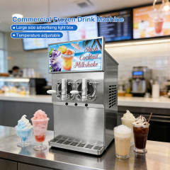 80L/h Commercial Slush Granita Machine Margarita Dispenser Slushy Frozen Drink Beverage Machine