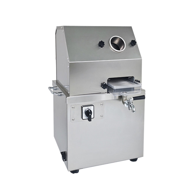 Stainless Steel Sugar Cane Press Juicer Juice Machine 3 Rolls With Reverse Function Juice Yield Reach 70%