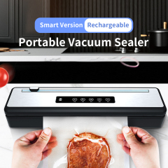 110v 220v Rechargeable Household Office Use Vacuum Food Preservation Sealer With Automatic Sealing Machine