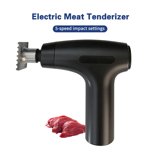 Type-c 5-speed Adjustable Settings Electric Meat Tenderizer Hammer Kitchen Meat Pounding Tool Steak Loosening