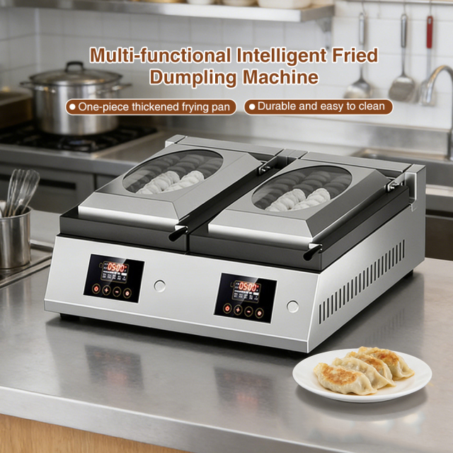 Commercial Steak Fryer Squid Burger Dumpling Grill Machine Multifunctional Fried Dumpling Machine