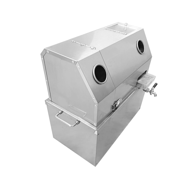 Sugarcane Juice Extracting 3 Rollers Sugar Cane Juicer Extractor Machine With Skin Polishing Function