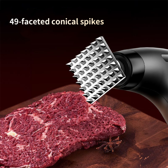 Type-c 5-speed Adjustable Settings Electric Meat Tenderizer Hammer Kitchen Meat Pounding Tool Steak Loosening