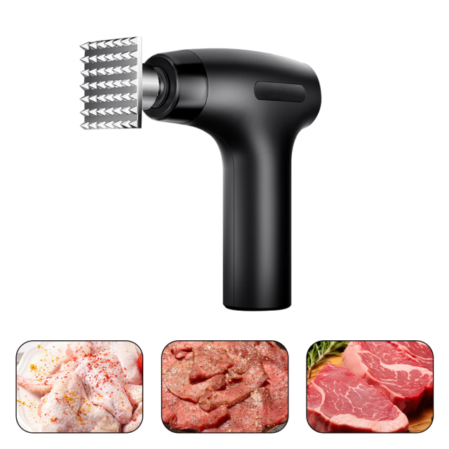 Type-c 5-speed Adjustable Settings Electric Meat Tenderizer Hammer Kitchen Meat Pounding Tool Steak Loosening