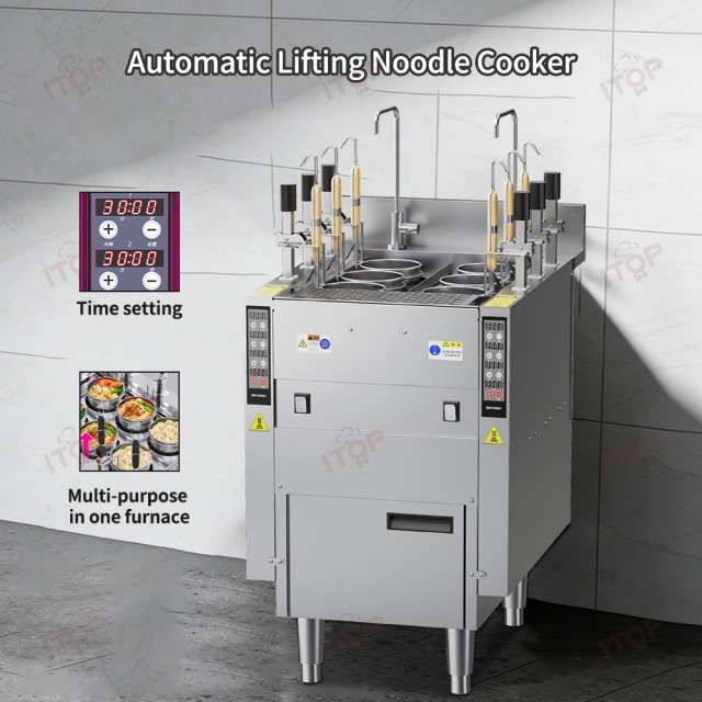 6 Baskets Commercial Pasta Cooker Electric Noodles Boiler Pasta Boiler Machine
