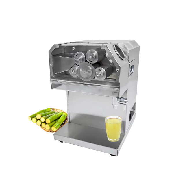 Commercial Stainless Steel Sugarcane Juicer Machine 5 Rollers Electric Sugar Cane Juice Extractor