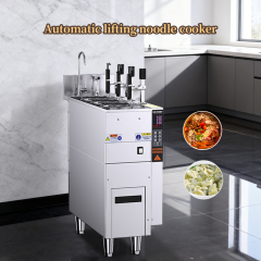 3 Baskets Fast Heating Electric Automatic Pasta Cooking Stove Commercial Automatic Lift Electric Noodle Cooking Machine