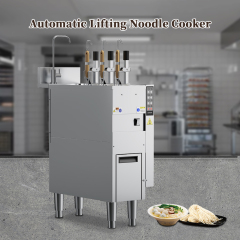 3 Baskets Fast Heating Electric Automatic Pasta Cooking Stove Commercial Automatic Lift Electric Noodle Cooking Machine