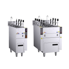 3 Baskets Fast Heating Electric Automatic Pasta Cooking Stove Commercial Automatic Lift Electric Noodle Cooking Machine