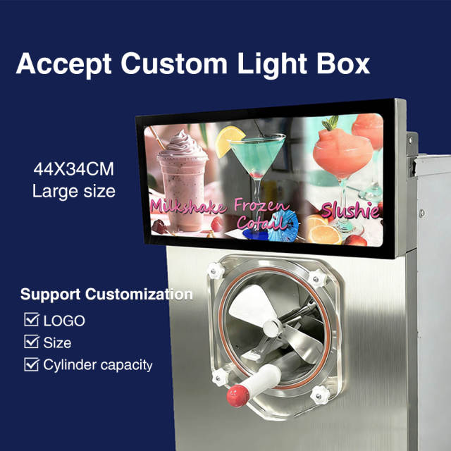 10l*2 Frozen Drink Cocktail Shake Freezer Machine Big Output 100l/h Slush Machine For Making Acai Bowl