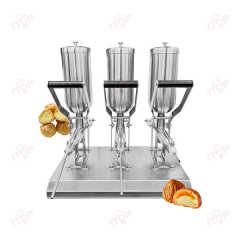 Stainless Steel Manual Donut Jam Filler Commercial Croissant Pastry Cream Filling Machine Churro Filling Machine