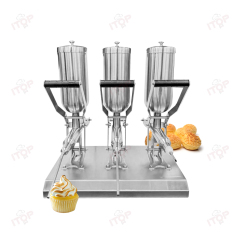 Stainless Steel Manual Donut Jam Filler Commercial Croissant Pastry Cream Filling Machine Churro Filling Machine