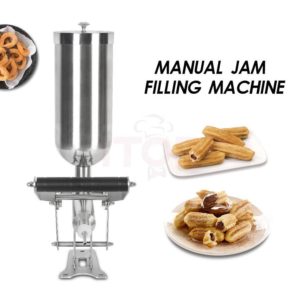 Commercial Churro Filler Hand Cream Filling Machine Jam Filler Peanut Butter Filling Dispenser