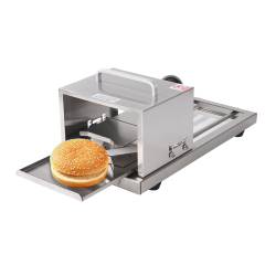 Commercial Stainless Steel Hamburger Bread Bun Machine Slicer Bagel Burger Cutter