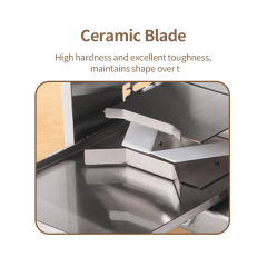 Commercial Stainless Steel Hamburger Bread Bun Machine Slicer Bagel Burger Cutter