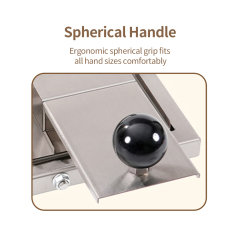 Commercial Stainless Steel Hamburger Bread Bun Machine Slicer Bagel Burger Cutter