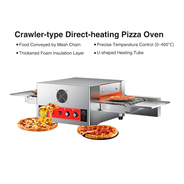 12/18/32 Inch Electric Conveyor Belt Pizza Baking Oven Commercial Restaurant Hotel Bakery Cook Pizza Machine