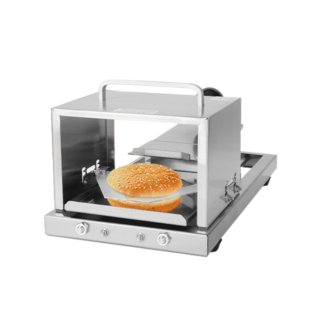 Commercial Stainless Steel Hamburger Bread Bun Machine Slicer Bagel Burger Cutter