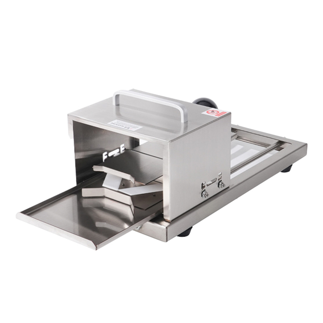 Commercial Stainless Steel Hamburger Bread Bun Machine Slicer Bagel Burger Cutter