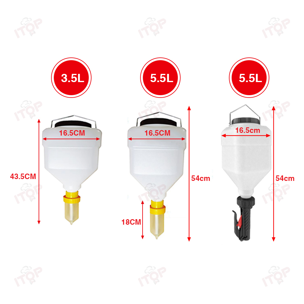 Quantitative Type 5.5l Big Capacity Sauce Dispenser Refillable and Leak-proof Design