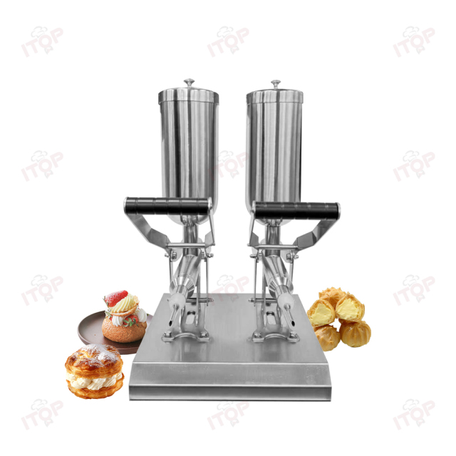 304 Stainless Steel 5l*5 Manual Churro Filler Donut Churros Filling Machine for Sale