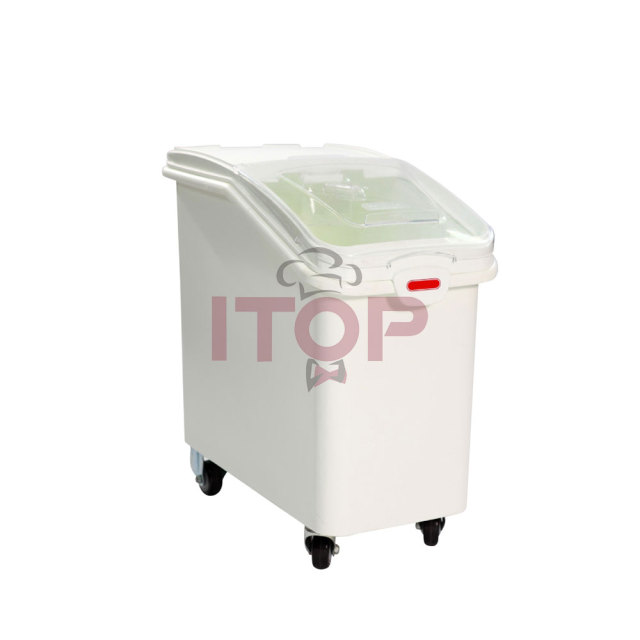 81L 102L Movable Cereal Box Flour Tub Containers Kitchen Movable Food Bucket Storage Container Rice Box
