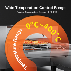 Restaurant Hotel Stainless Steel Automatic Chain Running Commercial Gas Pizza Conveyor Ovens