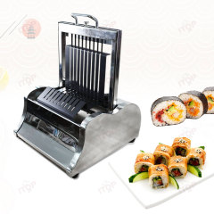 Sushi Slicing Machine Commercial 304 Stainless Steel Sushi Roll Slicer Cutter 8 10 12 Piece