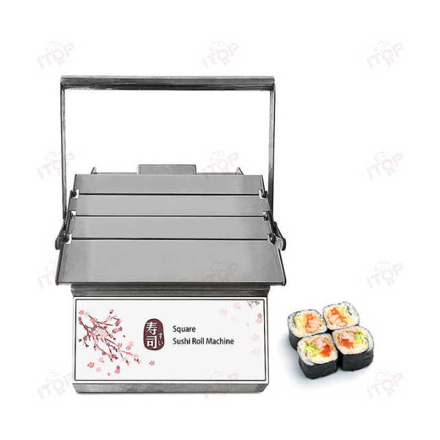 Square Shape Round Shape Japanese Sushi Roller Onigiri Sushi Forming Machine