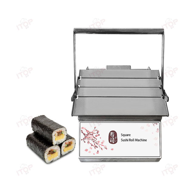 Square Shape Round Shape Japanese Sushi Roller Onigiri Sushi Forming Machine