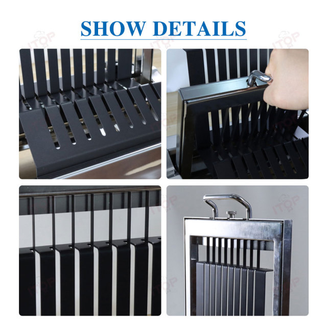 Sushi Slicing Machine Commercial 304 Stainless Steel Sushi Roll Slicer Cutter 8 10 12 Piece