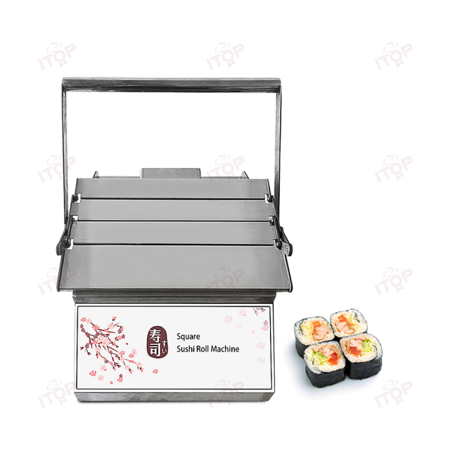 Square Shape Round Shape Japanese Sushi Roller Onigiri Sushi Forming Machine