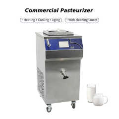 Automatic Electric Industrial Milk Ice Cream Pasteurizer Homogenizer Tank Dual Program Automatic Operation