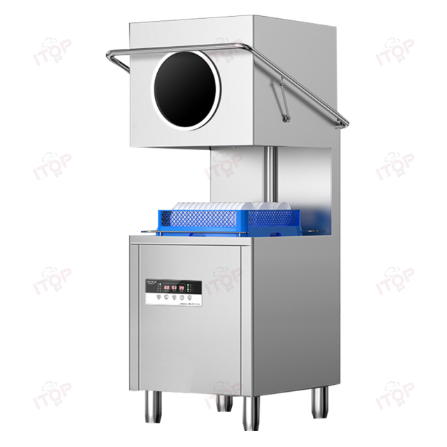 Fast Efficient Automatic Cover Type Dishwasher Commercial Hotel restaurant canteen Spray Dishwashing Machine