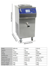 Automatic Electric Industrial Milk Ice Cream Pasteurizer Homogenizer Tank Dual Program Automatic Operation