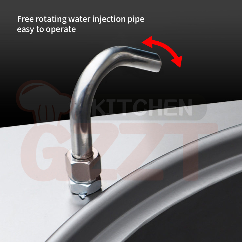 Electric Gas Powered Double-layer Insulation Boiling Pot Commercial Big Stainless Steel Large Cooking Braising Pots