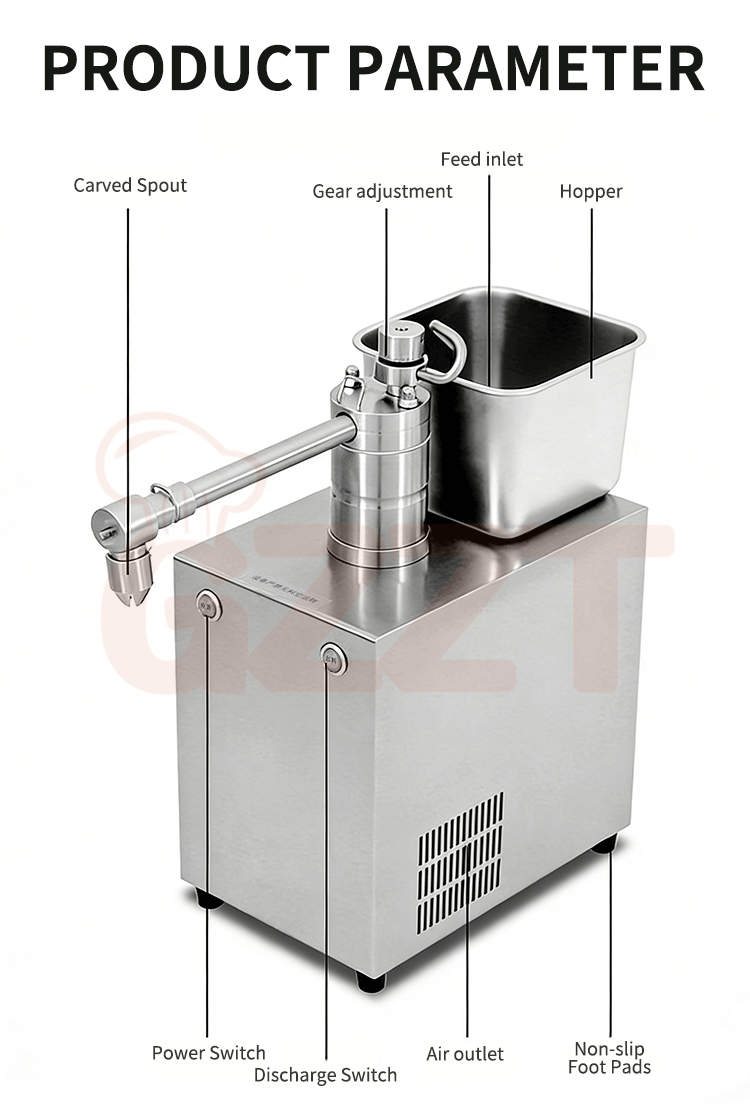 Commercial Industrial Desktop Electric Auto Cream Whipping Machine for Coffee Shop Bakery Catering 10 Levels Puffing Adjusted