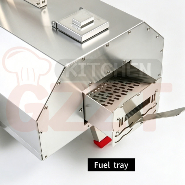 Hot Selling Factory Firewood Outdoor Used Portable Pizza Stone Fast Heating Charcoal Grill Pizza Oven With Rotating Pizza Tray