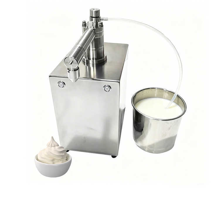 Commercial Industrial Desktop Electric Auto Cream Whipping Machine for Coffee Shop Bakery Catering 10 Levels Puffing Adjusted