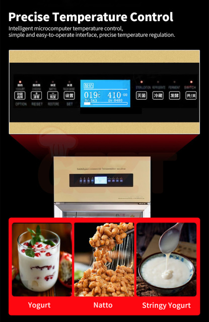 788L Frozen Yogurt Maker Automatic Large-capacity Intelligent Temperature-controlled Rice Wine Yogurt Fermentation Tank Machine