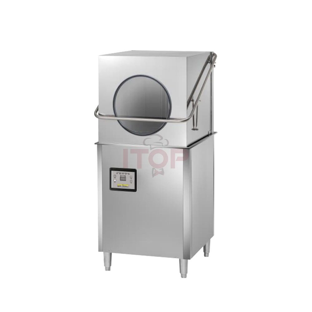 Commercial Wine Plastic Glass Dishwasher Small Window Restaurant Dishwasher Hood Type Automatic Conveyor Commercial Dishwasher