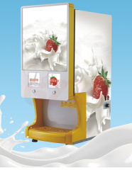 Commercial 2*10l Bib Bag Yogurt Dispenser Stainless Steel Electric Refrigerate Yogurt Milk Cooler Machine With Peristaltic Pump