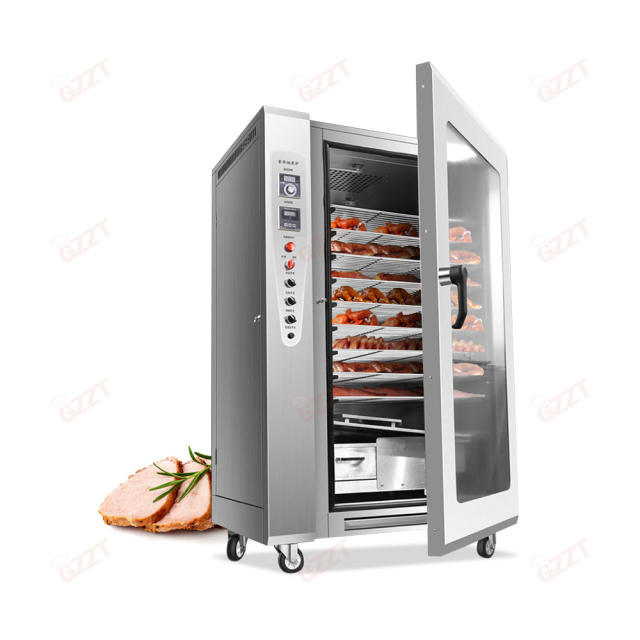 Industrial Electric Meat Chicken Salmon Fish Sausage Smoking Machine Smoke Oven Meat Smoker House