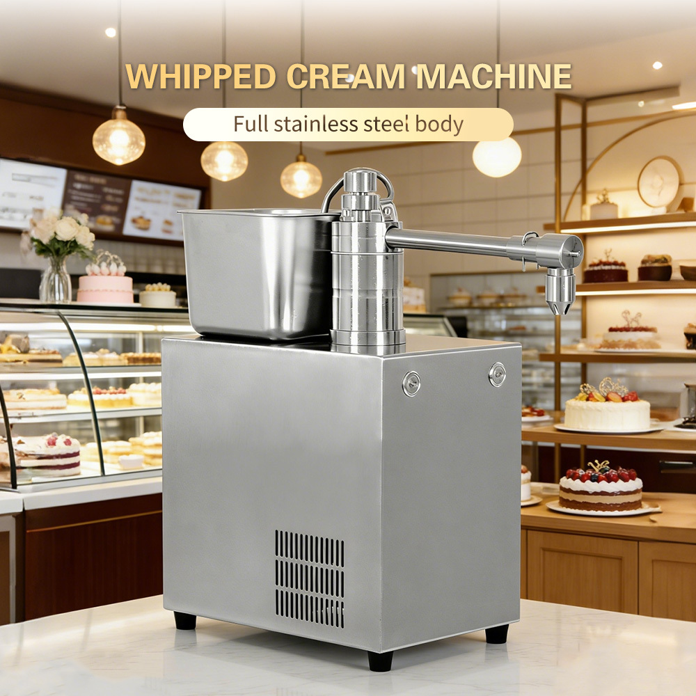 Commercial Electric Cream Whipping Machine With Pump High-accuracy Whipped Cream Maker
